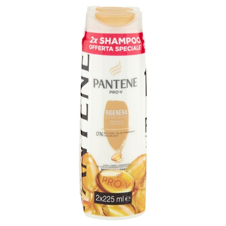 Pantene Pro-V Shampoo Rigenera e Protegge 2x225 ml